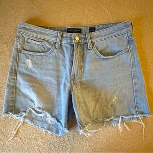 Lucky Brand Women's Distressed Light Blue Jean Shorts